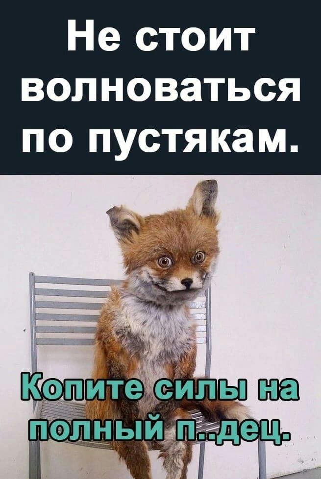 Не стоит волноваться по пустякам
