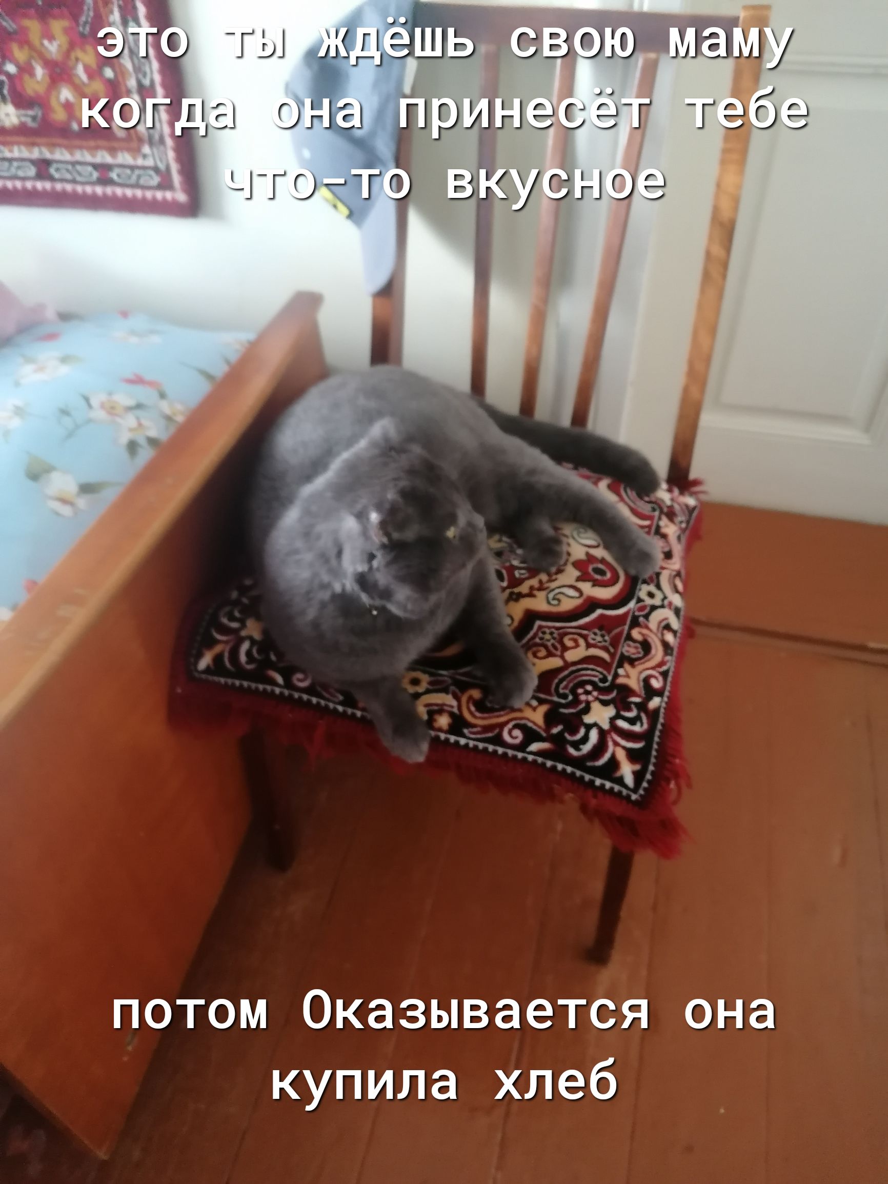 потом Оказываетёя она купила хлеб