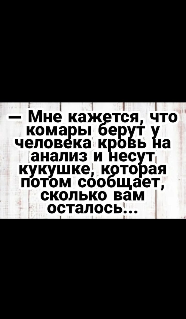 Мне каж тся что кома её іі челов кьа к а анализ и нес т кукушке к то ая потом соо щает сколько вам осталось