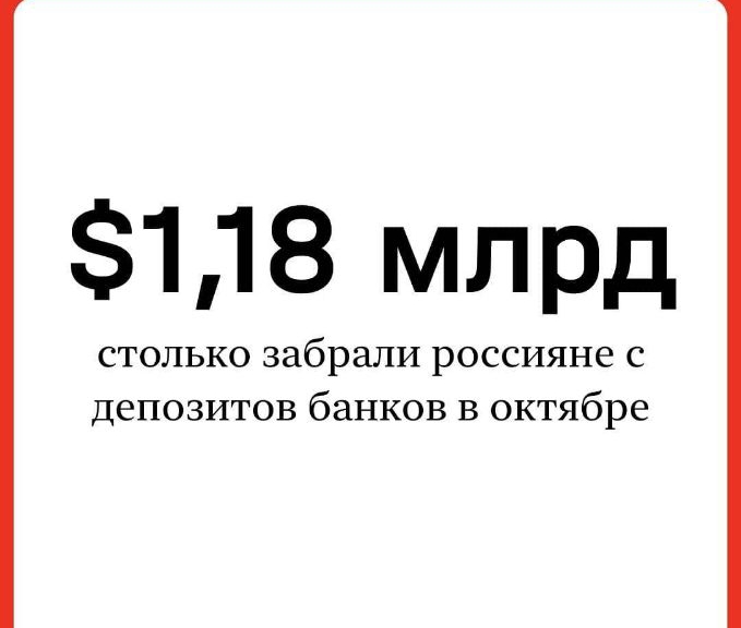 3118 млрд столько забрали россияне с депозитов банков в октябре
