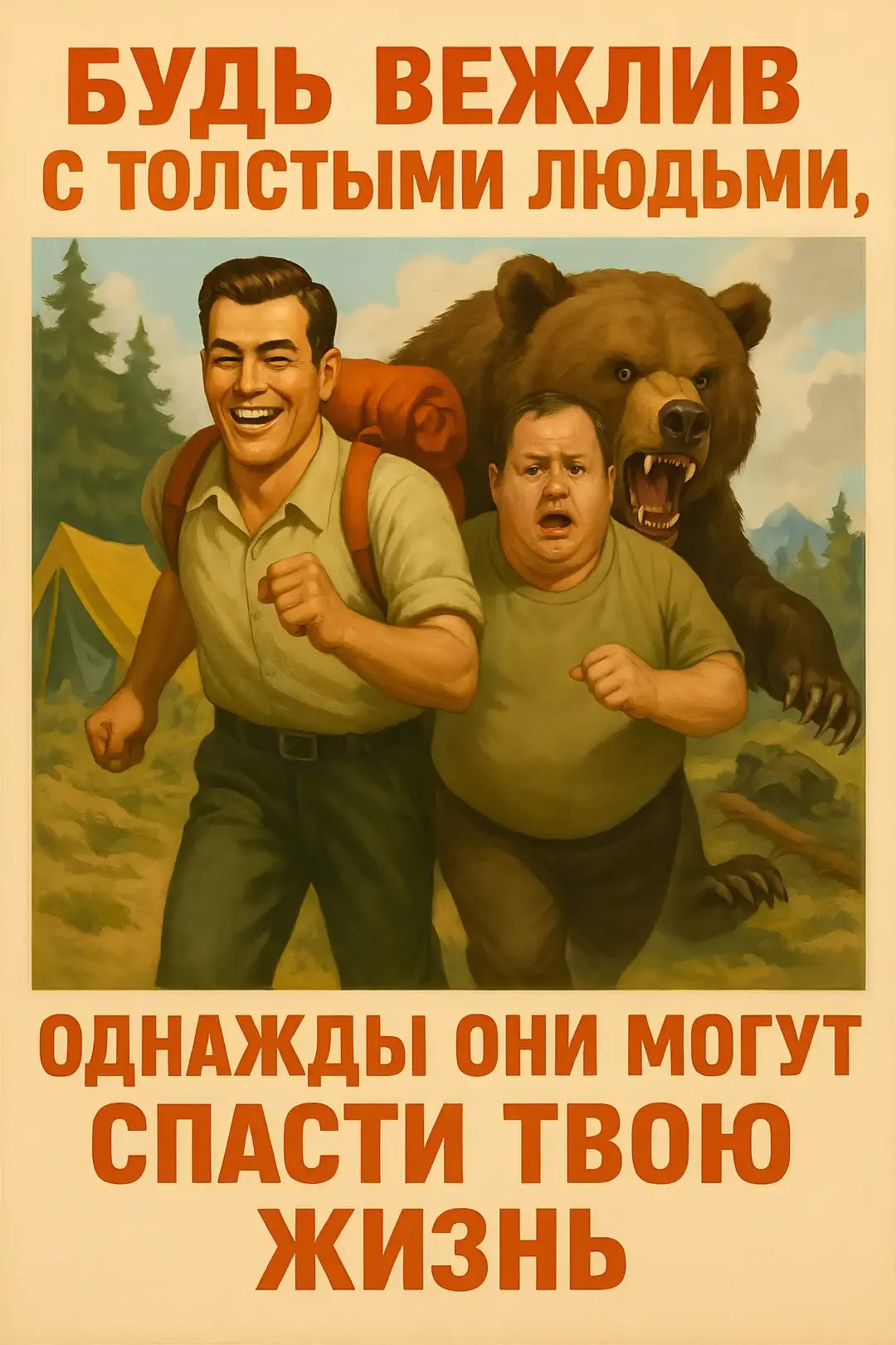 БУДЬ ВЕЖЛИВ С ТОЛСТЫМИ ЛЮДЬМИ, ОДНАЖДЫ ОНИ МОГУТ СПАСТИ ТВОЮ ЖИЗНЬ