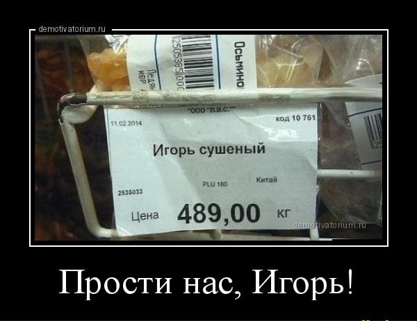 Прости нас Игорь