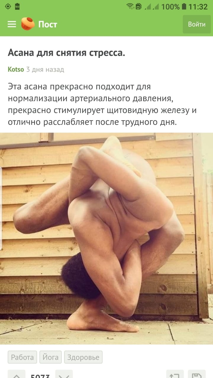 АА10011132 Асана для снятия стресса Котэо Эта асана прекрасно подходит для нормализации артериального давления прекрасно стимулирует щитовидную железу и отлично расслабляет после трудного дня пч