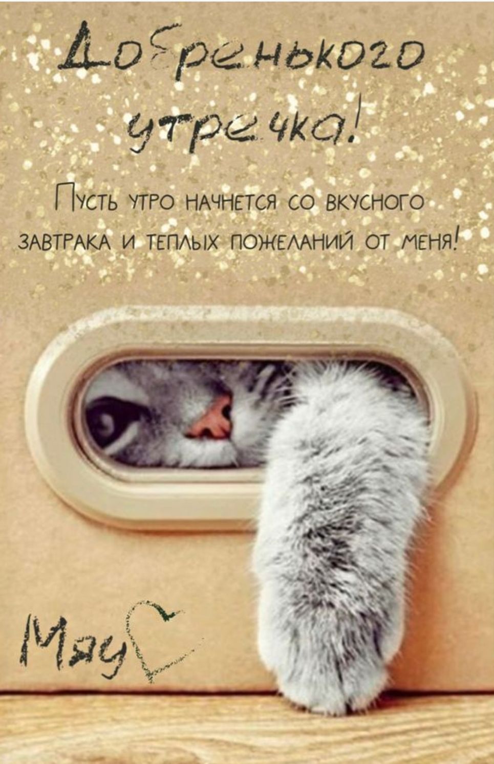 Адд Ираньюао утречка ПУСТ Ь УТРО НАЧНЕТСЯ СО ВКУСНОГО ЗАВТРА И ТЕПАЫХ ПОЖЕМНИЙ ОТ МЁНЯ