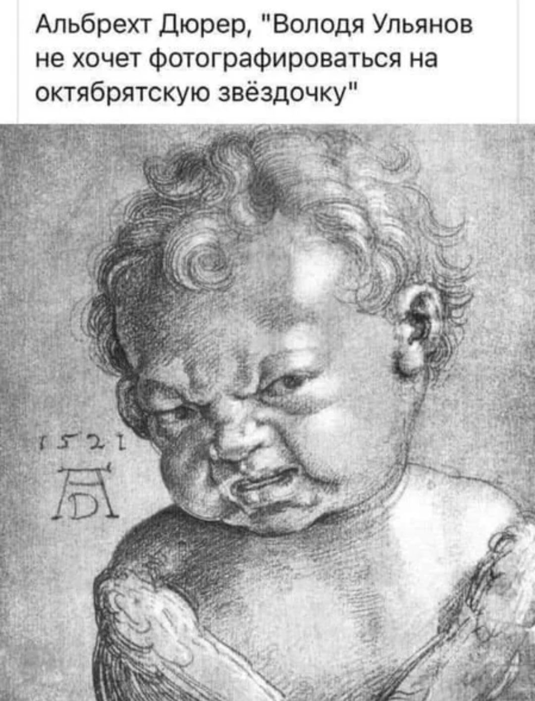 Альбрехт дюрер Володя Ульянов не хочет Фотографироваться на октябрятскую звёздочку