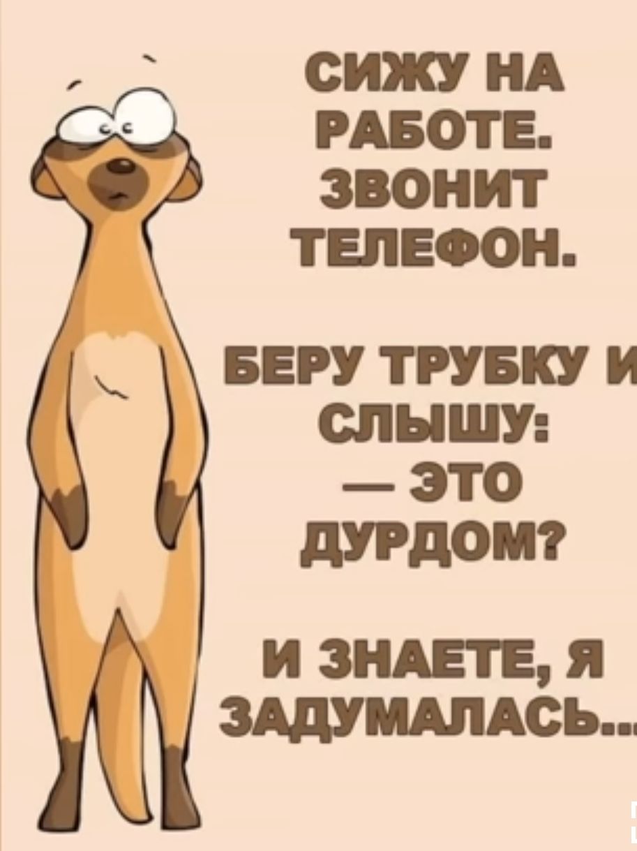 сижу НА РАБОТЕ ЗВОНИТ ТЕЛЕФОН БЕРУ ТРУБКУ И СПНШУ ЭТО 110 и зндвтв я -  выпуск №1914182