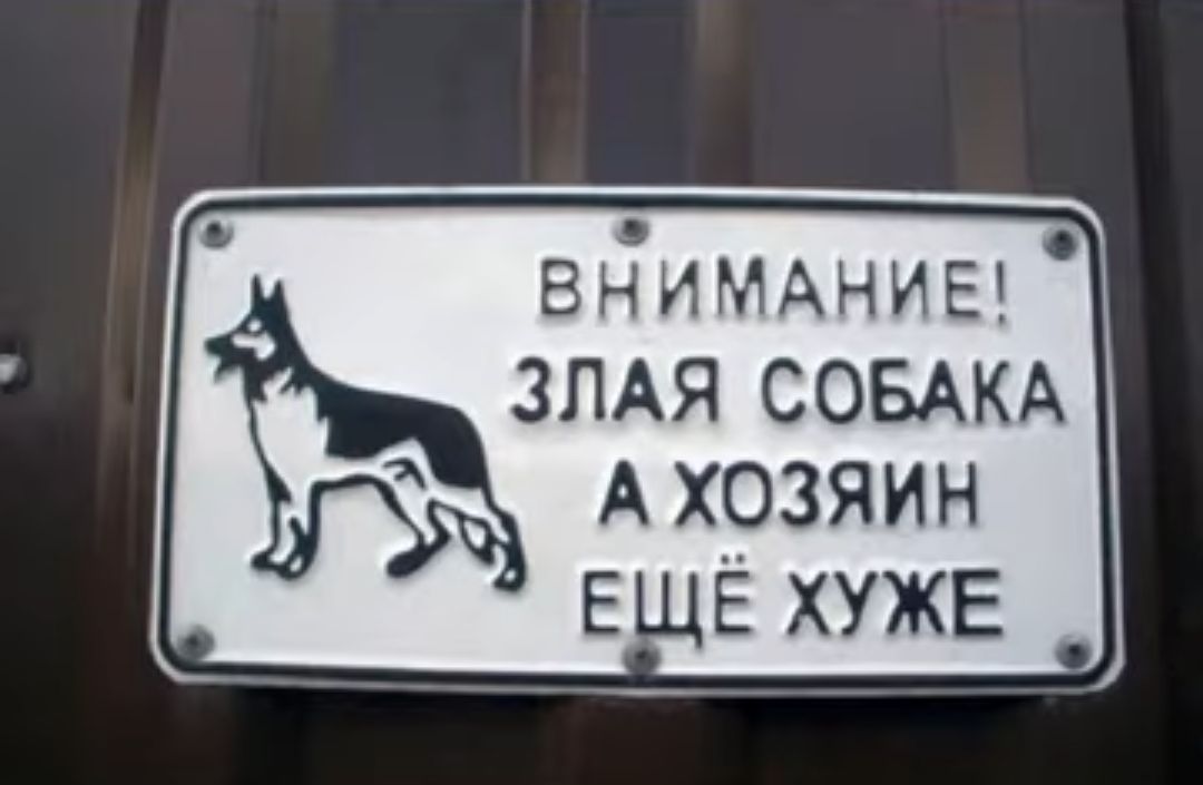вдимдниеч ЗЛАЯ СОБАКА АХОЗЯИН Е Ё ХУЖЕ