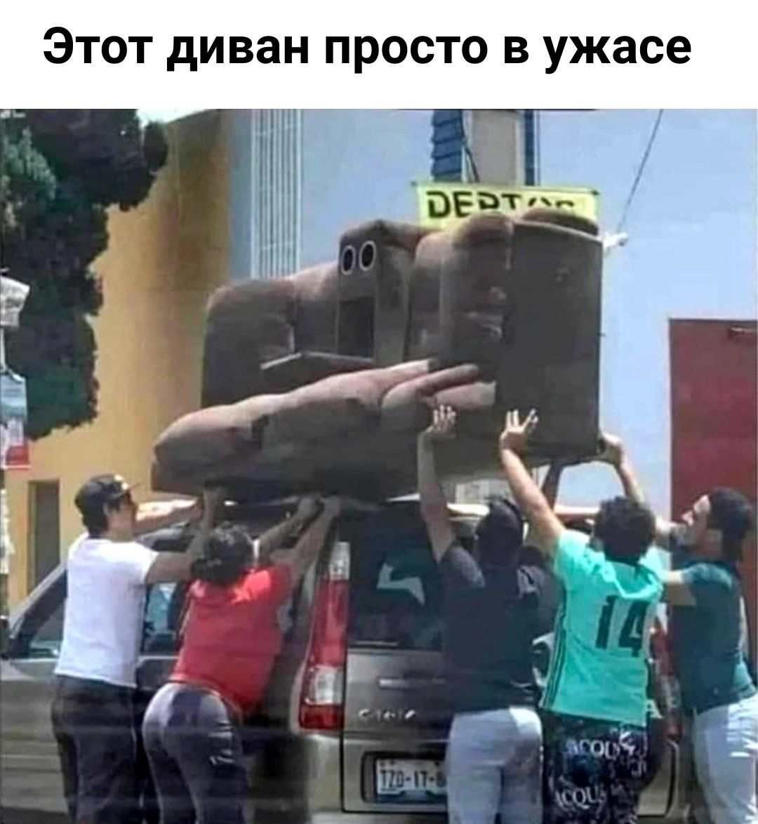 Этот диван просто в ужасе