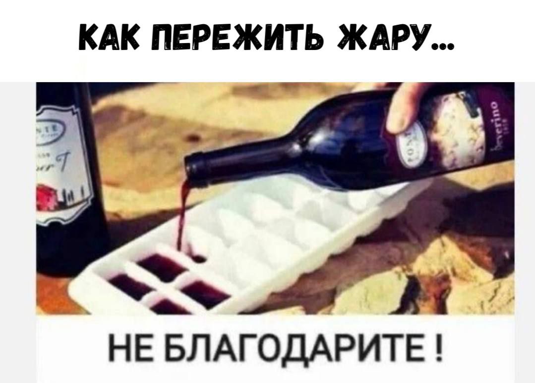 КАК ПЕРЕЖИТЬ ЖАРУ... НЕ БЛАГОДАРИТЕ !