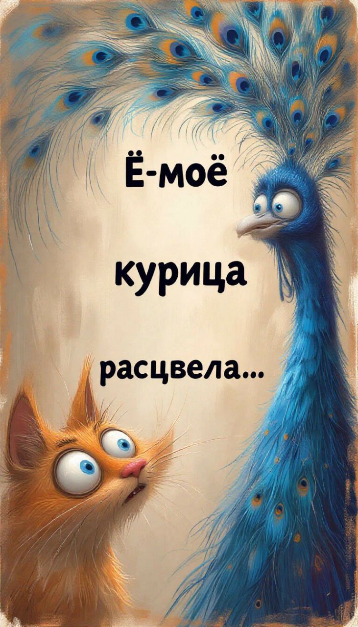 Ё-мое курица расцвела...