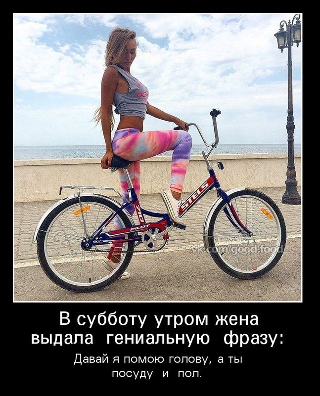 В субботу утром жена выдала гениальную фразу Давай я помою голову а ты посуду и псп