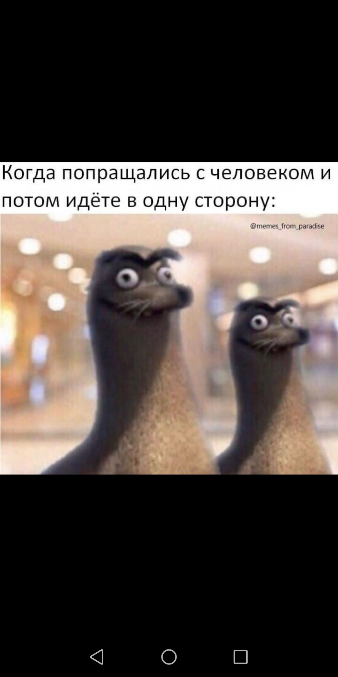 КОГДЗ ПОПрЗЩдЛИСЬ С ЧЭЛОВЕНОМ И потом идете в одну сторону