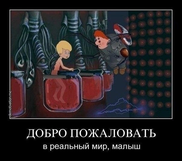 ДОБРО ПОЖАЛОВАТЬ в реальный мир малыш