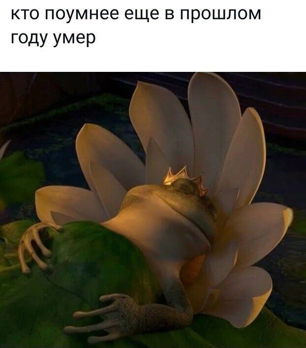 кто поумнее еще в прошлом г0ду умер
