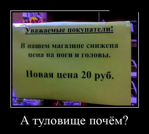 А туловище почём У