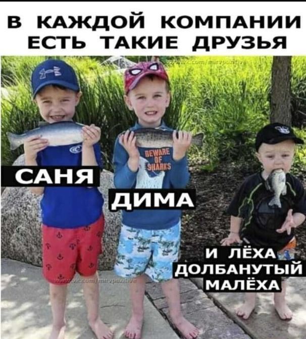В КАКДОЙ КОМПАНИИ ЕСТЬ ТАКИЕ ДРУЗЬЯ