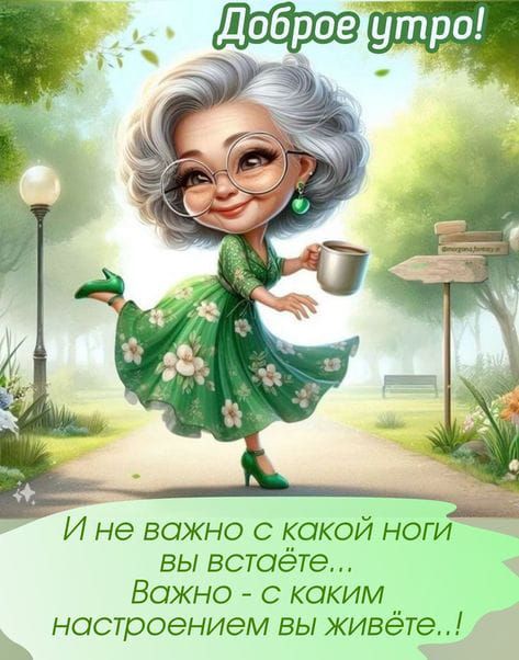Доброе утро! И не важно с какой ноги вы встаете... Важно - с каким настроением вы живёте..!