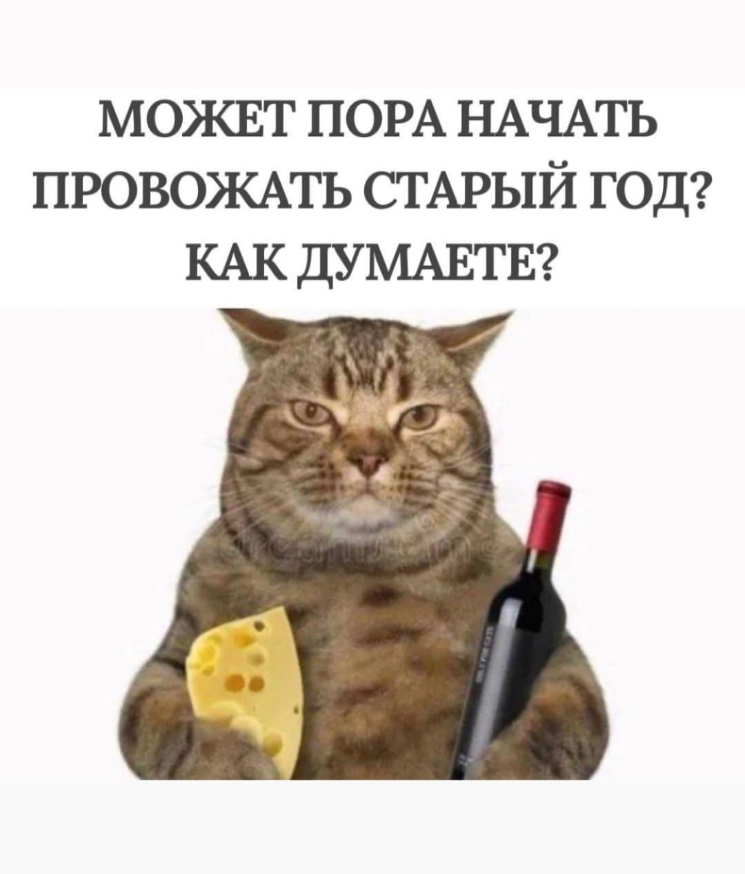 МОЖЕТ ПОРА НАЧАТЬ ПРОВОЖАТЬ СТАРЫЙ ГОД? КАК ДУМАЕТЕ?