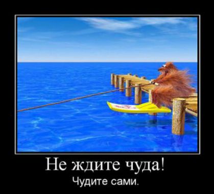 Не ждите чуда! Чудите сами.