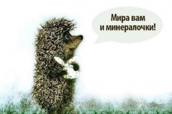 Мира вам и минеральочки!