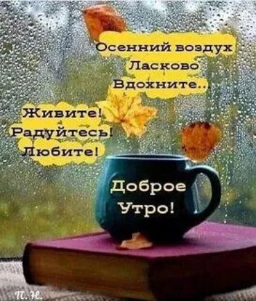 Осенний воздух Ласково Вдохните