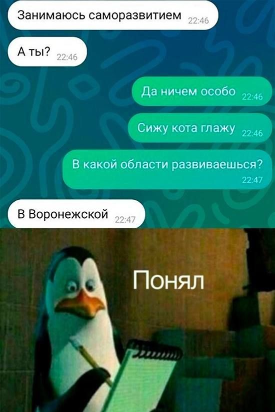 Занимаюсь саморазвитием А ты7 а тм Сижу кна гм В каком от ОАЗВИБЗЭШЫ я В Воронежской