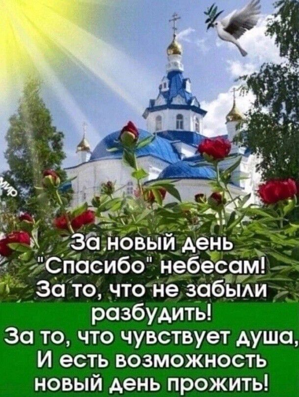 а новыи Аень и7Спасибо і себесам Затто чтоне забыли р разбудить За то что чувствует душа И есть возможность новый день прожить