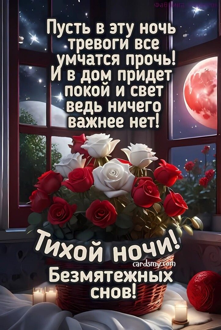 О Пусть в эту ночь Ж_тревоги все мчатся прочь покой и свет 1 ведь ничего важнее нет Безмятежных снов Г 7