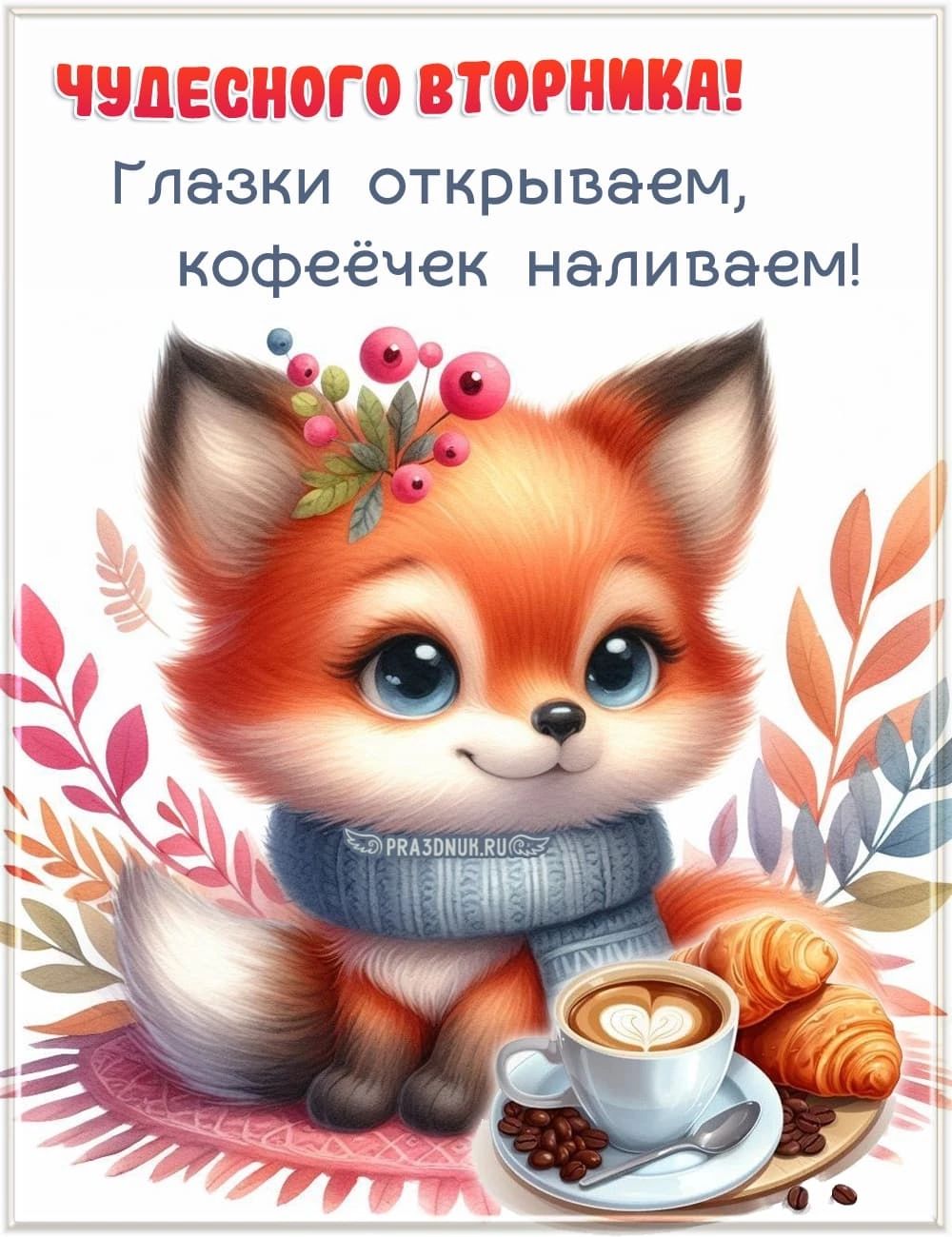 Глазки открываем кофеёчек наливаем