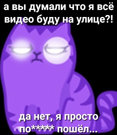 а вы думали что я всё видео буду на улице да нет я просто то пошёл