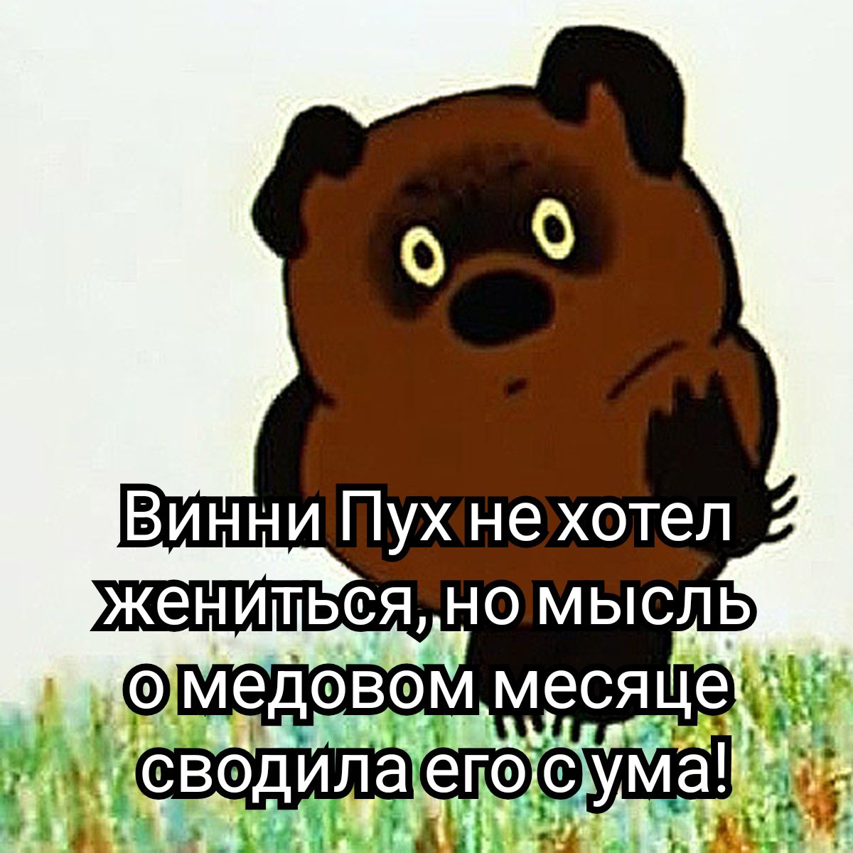 Винни Пух не хотел жениться, но мысль о медовом месяце сводила его с ума!