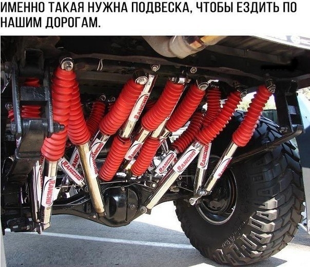 ИМЕННО ТАКАЯ НУЖНА ПОДВЕСКА ЧТОБЫ ЕЗДИТЬ ПО НАШИМ ЛОРПГАМ
