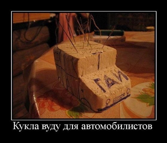 Кукла вуду для автомобилистов