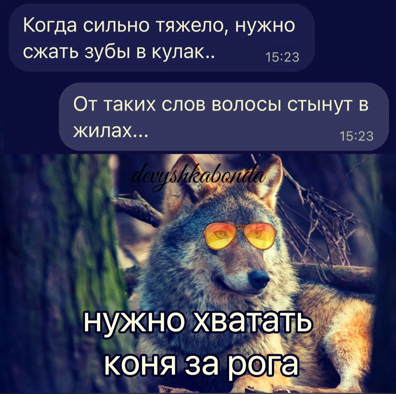 Когда сильно тяжело нужно сжать зубы в кулак 1523 От таких слов волосы стынут в жилах 1523 ЁЁ нуеріёпочсват ать коня за бога