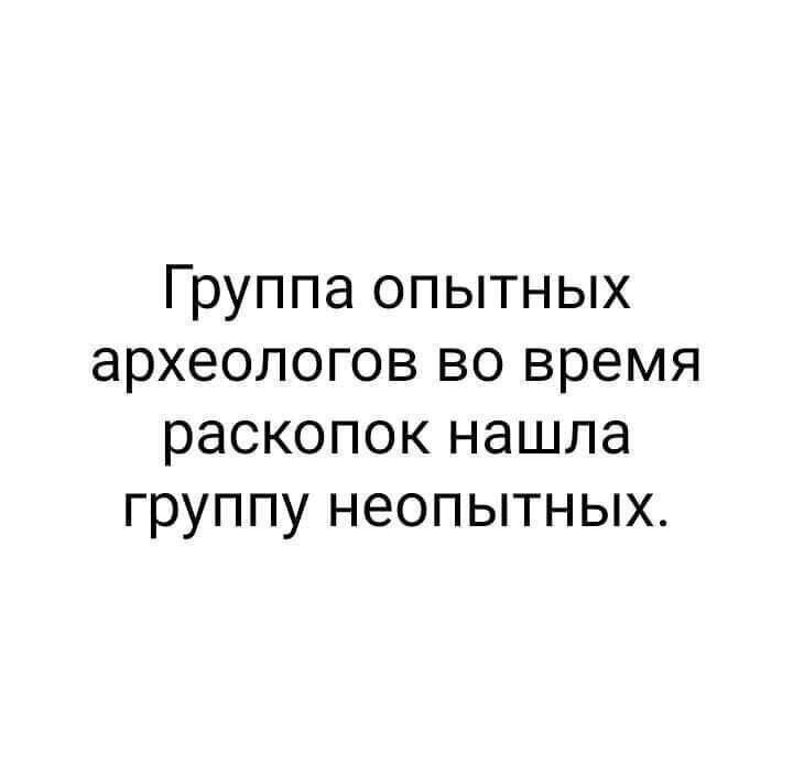 Группа ОПЫТНЫХ археологов ВО время раскопок НЭШЛЭ ГРУППУ НЭОПЫТНЫХ