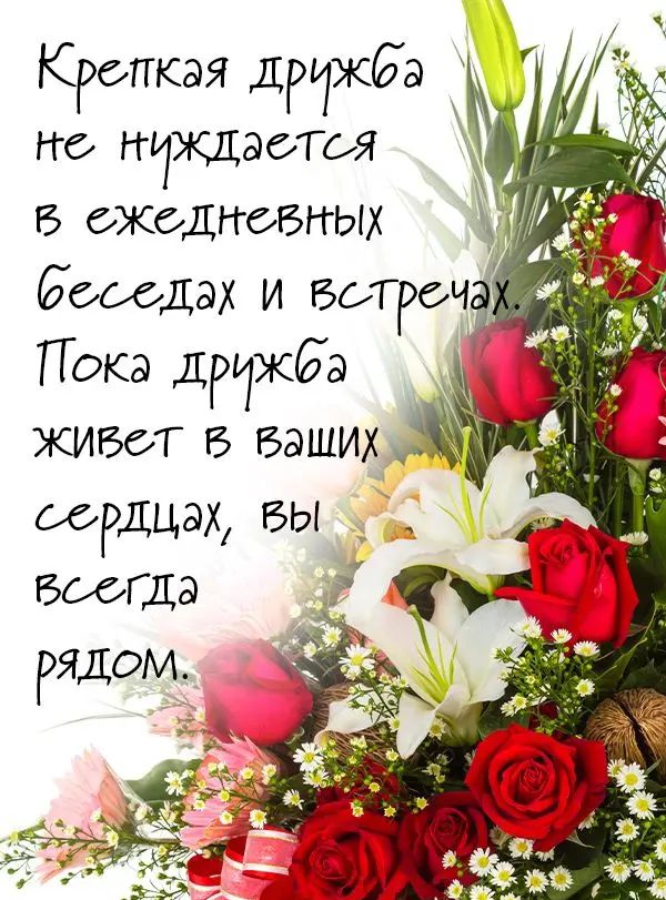 т Крепкая джбэ не нчждаетея Б ежедневных бееедах и гэгтреш Пока дружба живет Б ваших еердцад вы _ БееГДа рядом