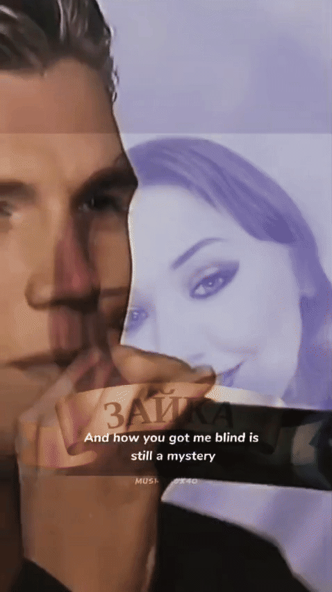 And you got me blind is still a mystery