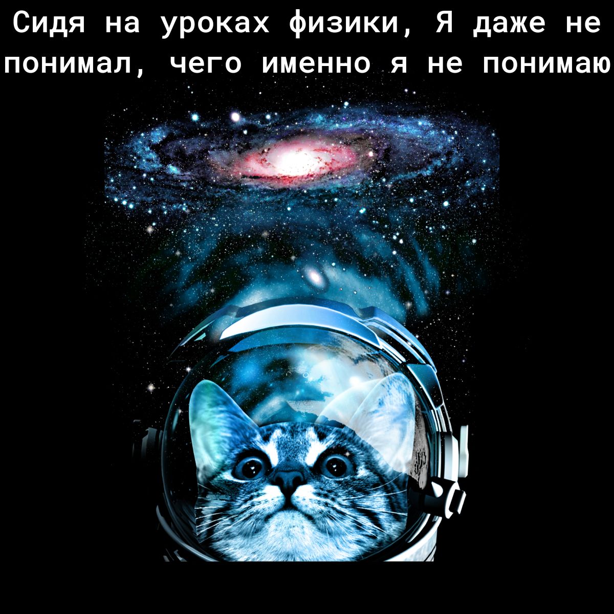 Сидя на уроках физики Я даже не понимал чего именно я не понимаю