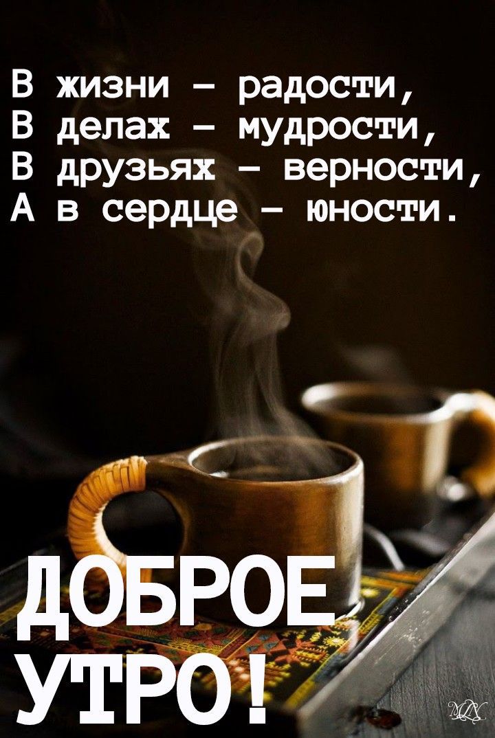 В жизни радости В делах мудрости В друзьях верности А в сердце юности