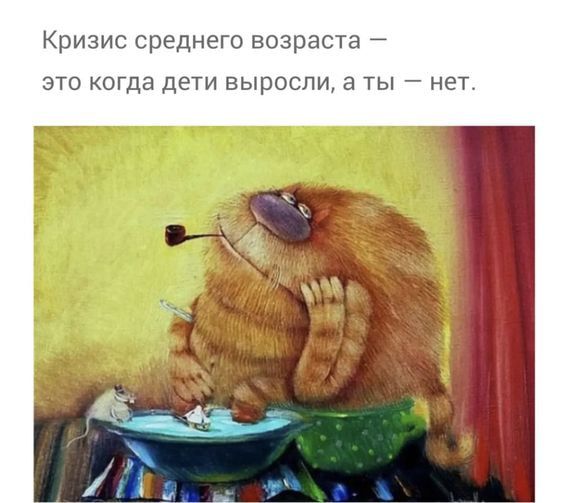 Кризис среднего возраста это когда Дети выросли ТЫ нет