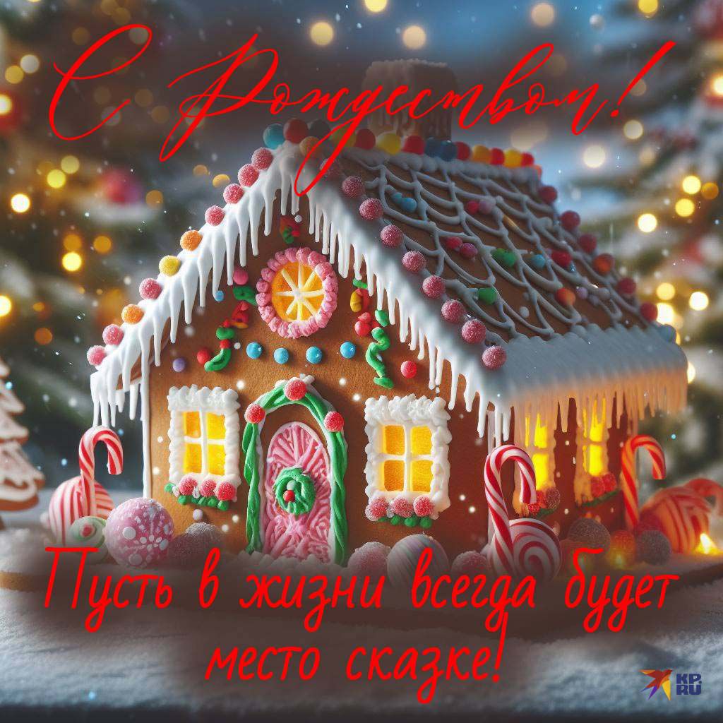 С Рождеством! Пусть в жизни всегда будет место сказке!