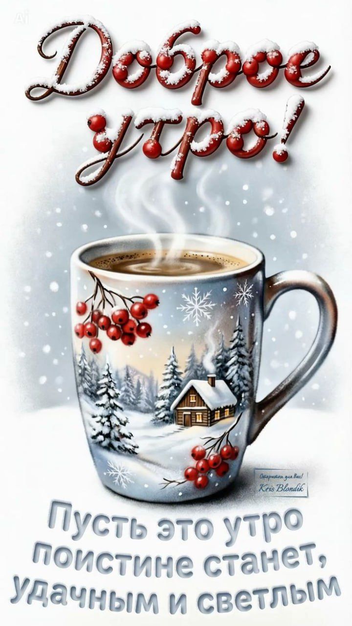 Доброе утро! Пусть это утро поистине станет удачным и светлым