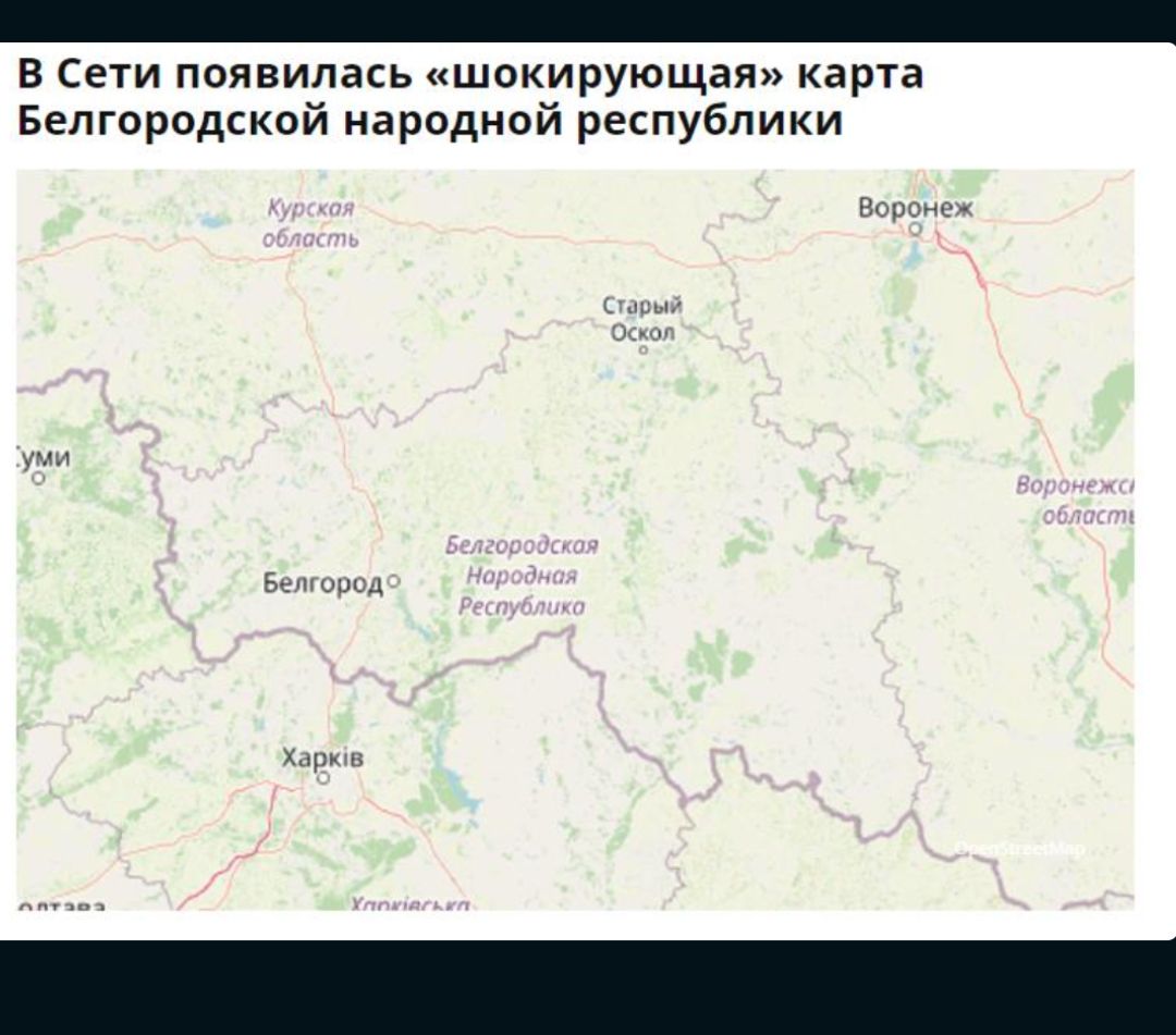в Сети появилась шокирующая арта Белгеридской нарпдипй республики