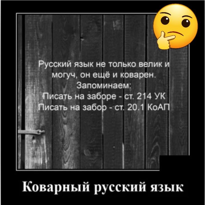 А синай язык не только педик мом он еще и подарен Коварный русский язык