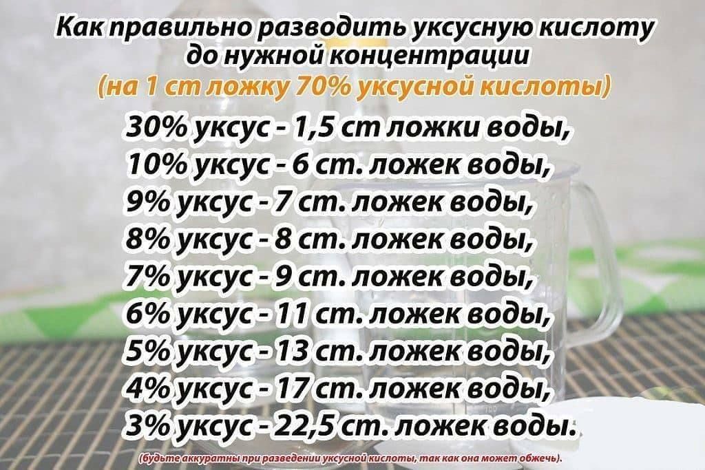 Как правильно разводить уксусную кислоту до нужной концентрации у 30 уксус 15 т ложки воды 10 уксус 6 ст ложек виды 9 уксус 7 ст ложек воды 8 уксус 8 ст ложек воды 7 уксус 9 ст ложек воды _ 5 _уксус 513 ст лавка нодь з уксус 17 т лажек воды 396 уку 22 5 ст_ ложек воды я м