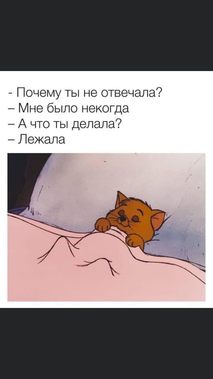 Почему ты не отвечала Мне было некопца А что ты делала Лежала