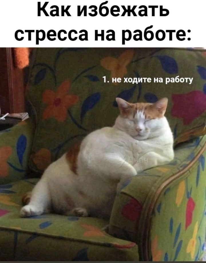 Как избежать стресса на работе 1 не ходите иа рабвту