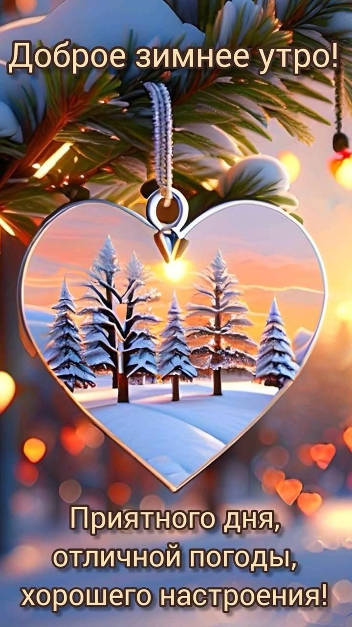 _ _Доброе зимнее утро о ЦА дня Приятным отличной погоды хорошего настроения