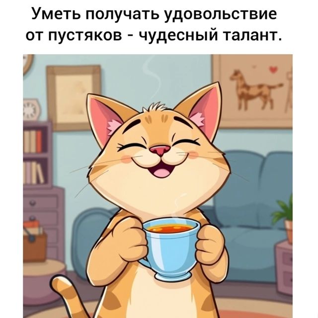 Уметь получать удовольствие от пустяков чудесный талант