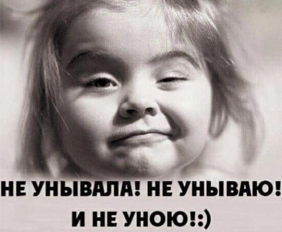 НЕ УНЫВАЛА НЕ УНЫВАЮ И НЕ УНОЮ